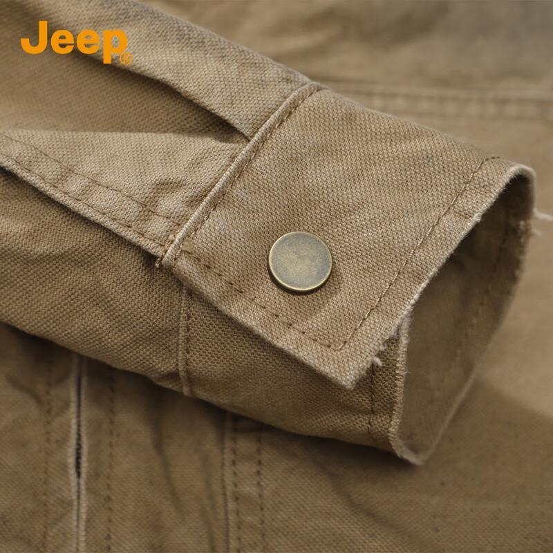 Jeep Мужская хлопковая куртка ретро с цветными блоками и лацканами