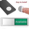 2 Pcs Vacant Occupied Signs Privacy Signs Available or In Use Sign Slider Door Indicator Signs for Home Office Restroom Conference 0926 Edition 0118