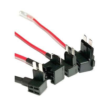 Держатель предохранителя 12 В, адаптер TAP Add-a-circuit, микроминиатюрный стандартный автомобильный предохранитель Ford ATM APM Blade с автомобильным предохранителем 10 А с держателем