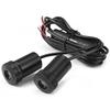 For Chrysler 2pcs Logo Car Styling Car Door Step Courtesy Shadow Lights Laser