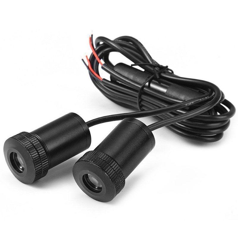 For Chrysler 2pcs Logo Car Styling Car Door Step Courtesy Shadow Lights Laser