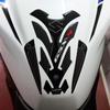 3D наклейка из гелевой смолы для защиты бака мотоцикла SUZUKI GSXS GSX-S карбонового цвета