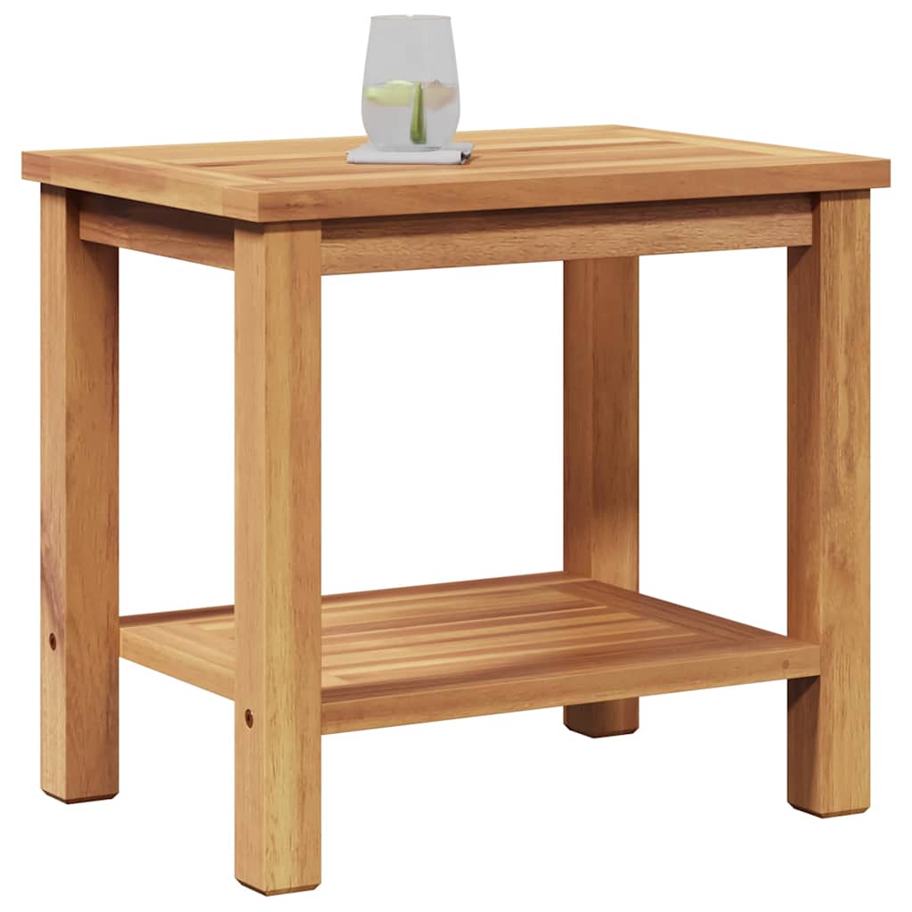 Coffee Table with Storage Brown 50 x 35 x 45 cm Solid Teak Wood