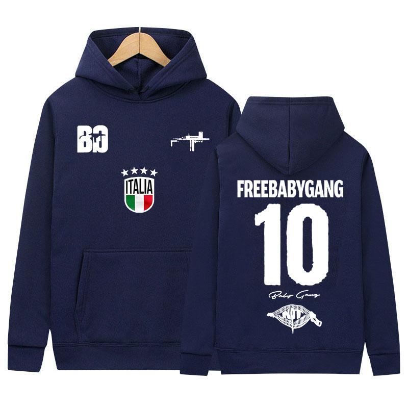 Rapper Baby Gang Tour Album Logo Graphics Hoody Mens Women Clothing Pop Music Sweatshirt Y2K Fashion High Quality Fleece Hoodies