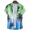 3D Cow Printing Men's Short Sleeve Shirt Summer Summer Men's Casual Shirt Outdoor Street Fashion Men's Short Sleeve