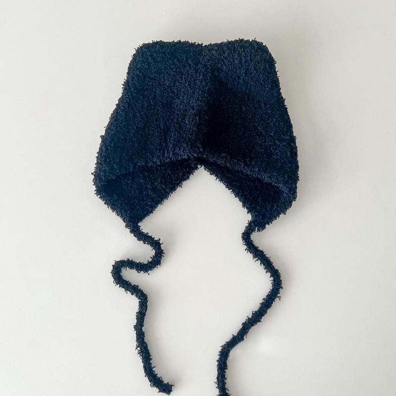 Soft Cat Ear Baby Beanies Cap Infant Ear Protections Hat Cartoon Warm Bonnet Shower Gift Photo Props for Boys and Girl