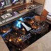 Custom Name Crystal Velvet Rug,Solo Leveling Comfortable Anti Slip Floor Mat For Room Decoration
