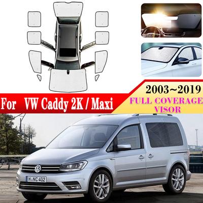 Автомобильный солнцезащитный козырек для Volkswagen VW Caddy 2K, аксессуары Maxi MK3 2003~, автомобильный зонт, солнцезащитный козырек, аксессуары