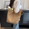 Новая плетеная сумка женская большой вместимости пляжная сумка для отпуска на море универсальная портативная сумка через плечо