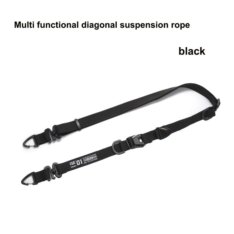 Уличная многофункциональная диагональная подвесная веревка с регулируемой длиной и расширяемым одноплечевым ремнем-кроссбоди