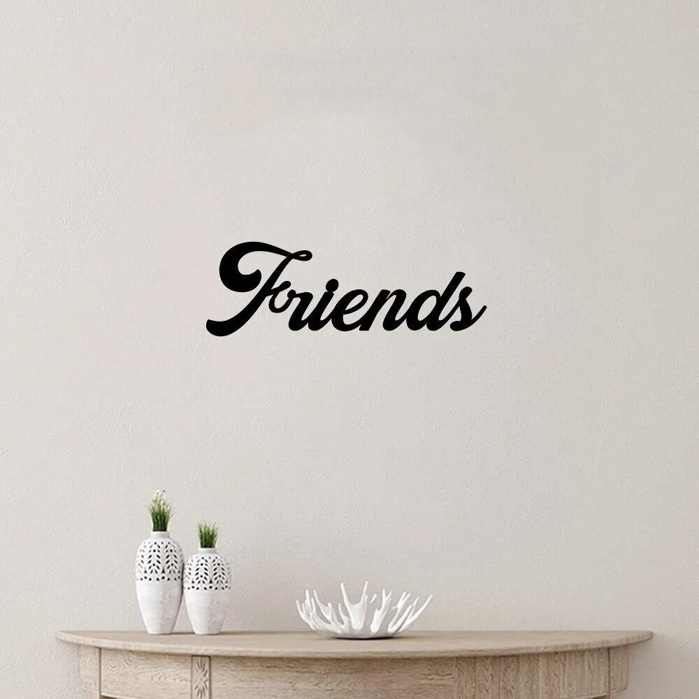 1 шт. Amis Love Wall Art - металлический настенный декор, силуэт из железа, домашний акцент и произведение искусства для стильных интерьеров