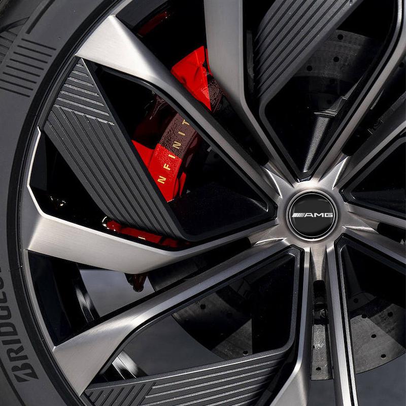 For Mercedes Benz AMG GLE GLS GLC CLA GLB ML C500 C200 C300 W204 W206 W205 W212 W203 Car Wheel Center Hub Cap Car Rims Dust-proof Cover Hubcapss