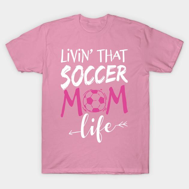 Футболка женская Livin That Soccer Mom Life Team Sport Harajuku Print Kawaii футболка летняя женская футболка с коротким рукавом топ