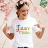 French Girls Bachelorette EVJF T-Shirts Future Bride Team Print Casual Short Sleeve Tees for Bride Squad Party Matching Outfits