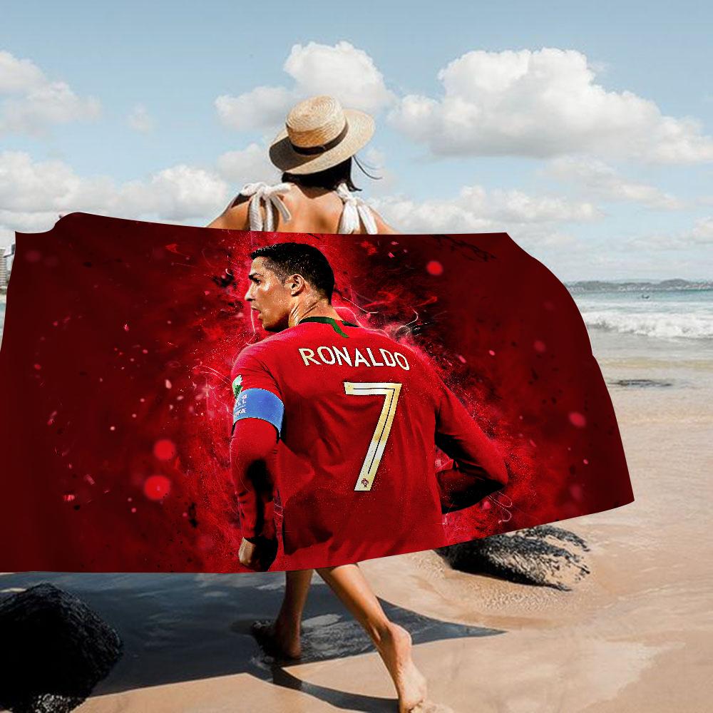 C-Криштиану Р-Роналду C-CR7 Полотенце Микрофибра Пляжное полотенце Впитывающее Быстросохнущее Мягкое Полотенце для йоги, плавания, курорта, альпинизма