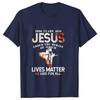Jesus Print T-shirts Women Men T Shirt Casual Short Sleeve O Neck Tshirt Ladies Tees Harajuku Funny Tops Oversized Black Clothes