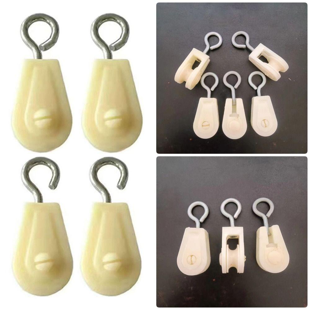 10Pcs Automatic Chicken Saterer Waterline Pulley Nylon Water Line Roller Poultry Breeding Supplies