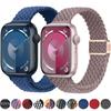 Slim Nylon Strap For Apple Watch Band 44mm 40mm 45mm 49mm 44 Mm Magnetic Buckle Braided Bracelet iWatch Band Series 9 Se 7 3 8 Ultra