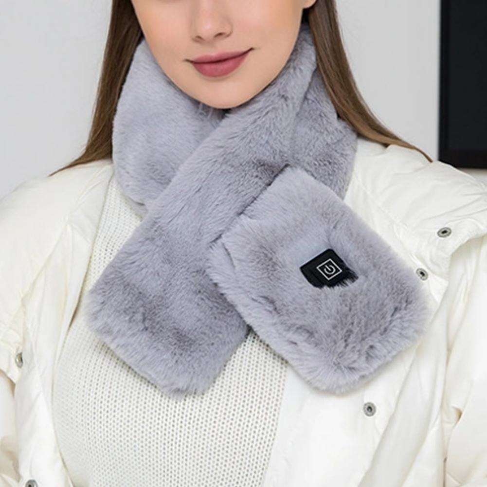 Electric Heating Scarf Heating Pads 3 Gear Heating USB Heater  Thermal Shawl Outdoor Warm Neck Brace Warm Bib For Women Men