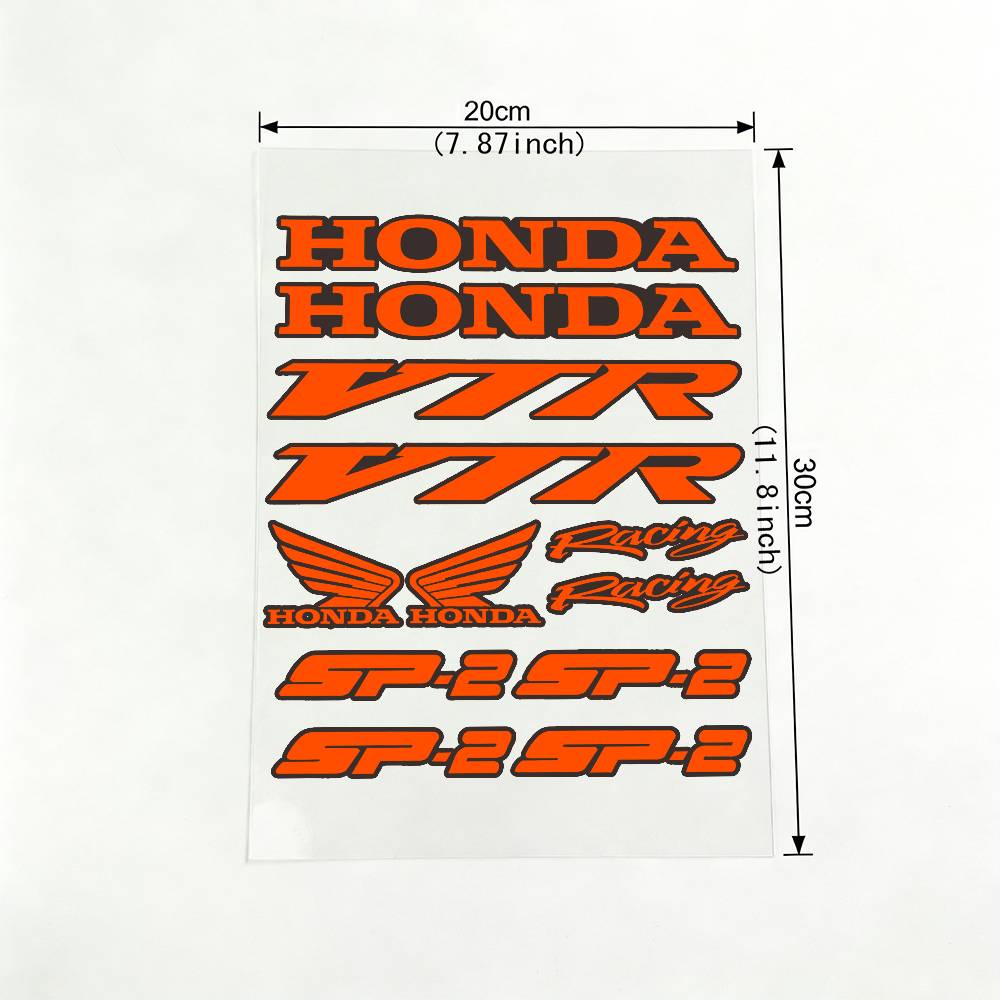 For HONDA VPR SP2 18 Colors Reflective Motorcycle Stickers Waterproof Vinyl Decals For Motorbike Helmet Fuel Tank Bike
