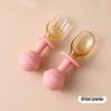 Barbie Elephant Silicone Short-Handle Baby Spoon & Fork Set