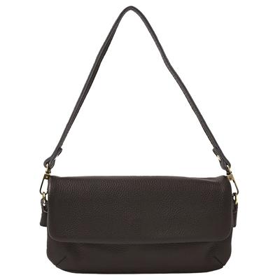 Сумка через плечо из натуральной кожи 3WAY Wallet Pochette Elise Plus Black [Notre Favorie] женская (Золотое оборудование)