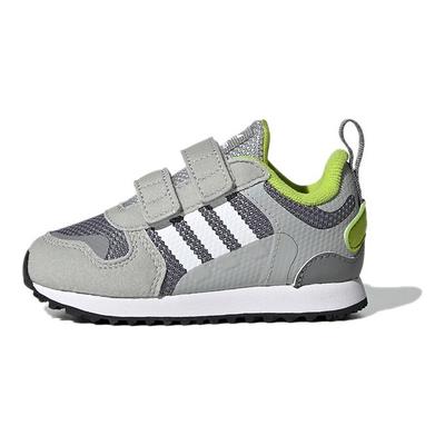 Originals ZX 700 HD CF I Замшевые Удобные Универсальные Прочные Низкие Кроссовки для Ходьбы Детская Обувь Серый GZ7517