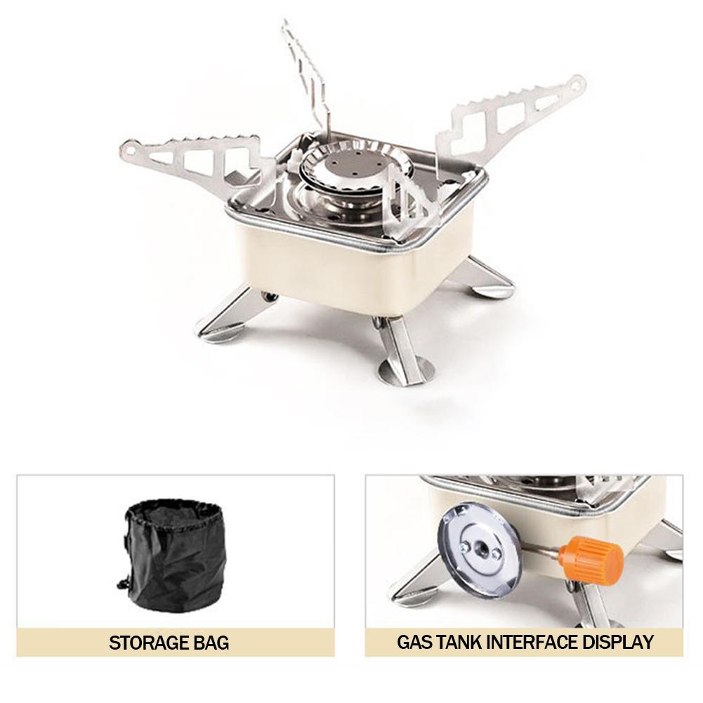 Camping Gas Stove Mini Big Power Heater Gas Stove Cookware Tourist Outdoor Cooker Cookware Port K6M3