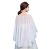 Sunscreen Thin Wide Chiffon Shawl Solid Color Wedding Scarves Shawl Women Pullover Wraps  Summer