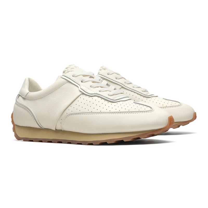 3699 Retro Jogging Shoes for Men and Women, Couple Models, Hand-woven Sports Board Shoes, Thick Soles, Heightened Pointed Ends