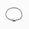 Titanium Steel Heart Bracelet Classic DIY Snake Chain Never Fade Trendy Jewelry Gift for Women