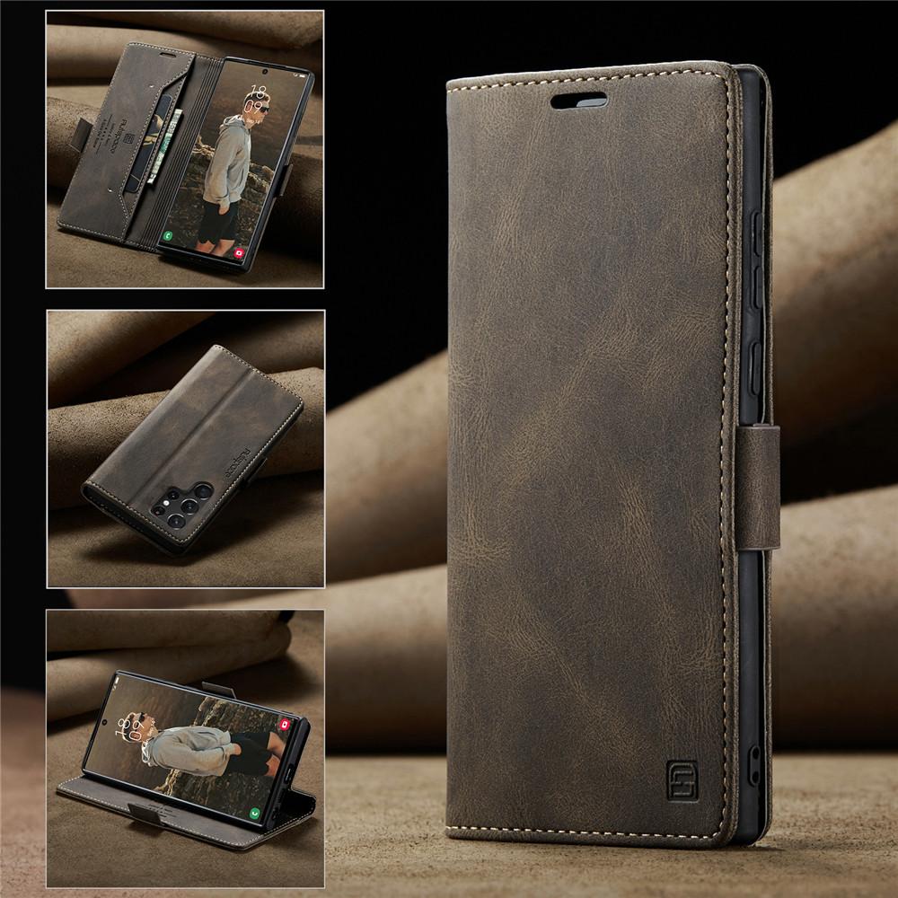 Для Samsung Galaxy S22 Ultra чехол-книжка из кожи для телефона Samsung Galaxy S22 Plus чехол-книжка на магните роскошный чехол-кошелек