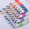 Waterproof Acrylic Marker Set: 12/24/36/48 Colors Opaque, Layerable Pens for Students