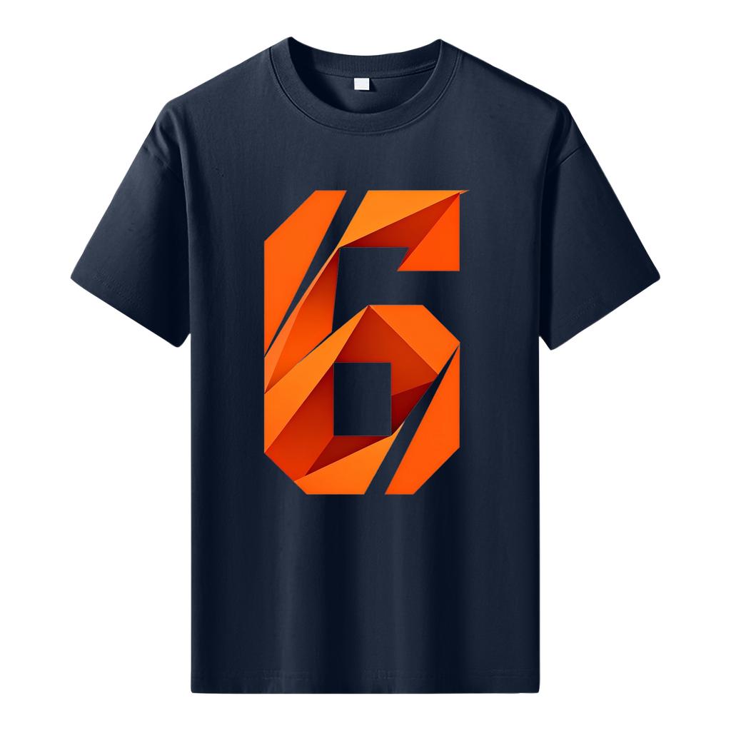 Мужская футболка с коротким рукавом с принтом Мужская свободная повседневная футболка с коротким рукавом