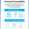 Кабель Vention Mini DisplayPort-HDMI 4K HD Thunderbolt 2 HDMI-кабель-конвертер для телевизора MacBook Air 13 iMac Mini DP-кабель HDMI