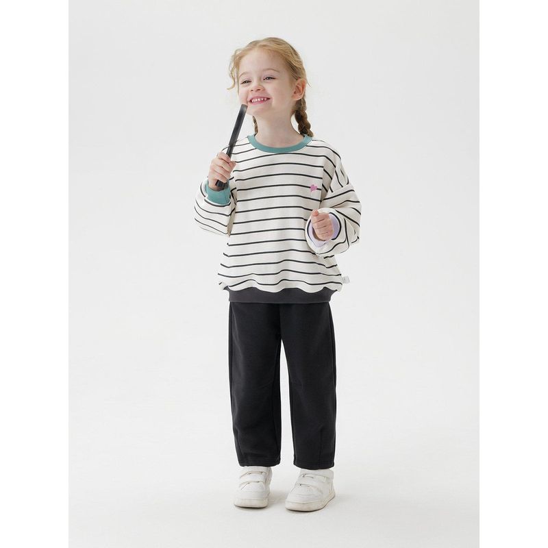 Mark Jenny Girls' Versatile Fashion Sports Sweatpants Baby School Magic Pants 2026 Spring New Style 250277