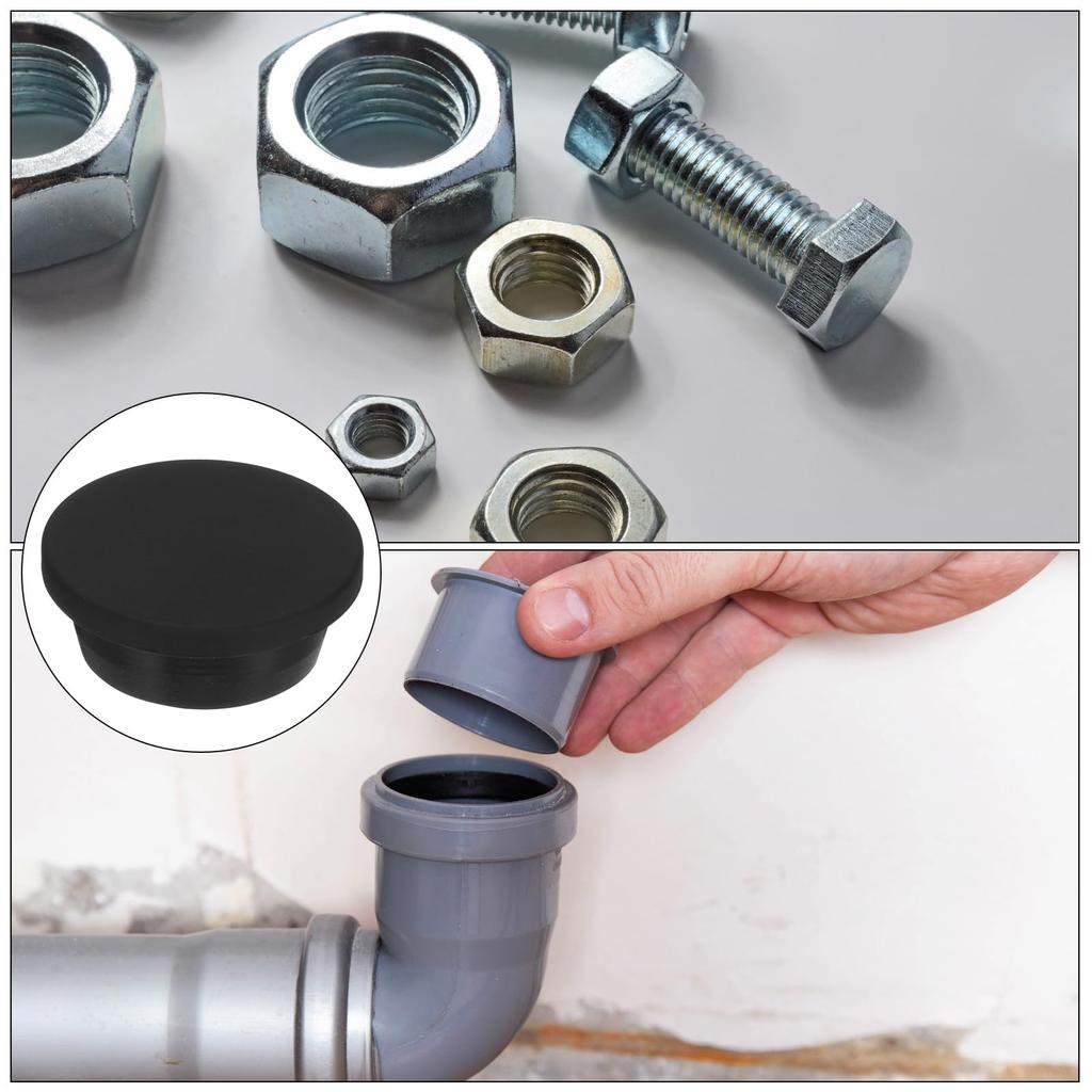 uxcell High Temperature Resistant Silicone Plug Mount Diameter 30mm/1.18" T-Shaped Rubber Stopper Hole Plug