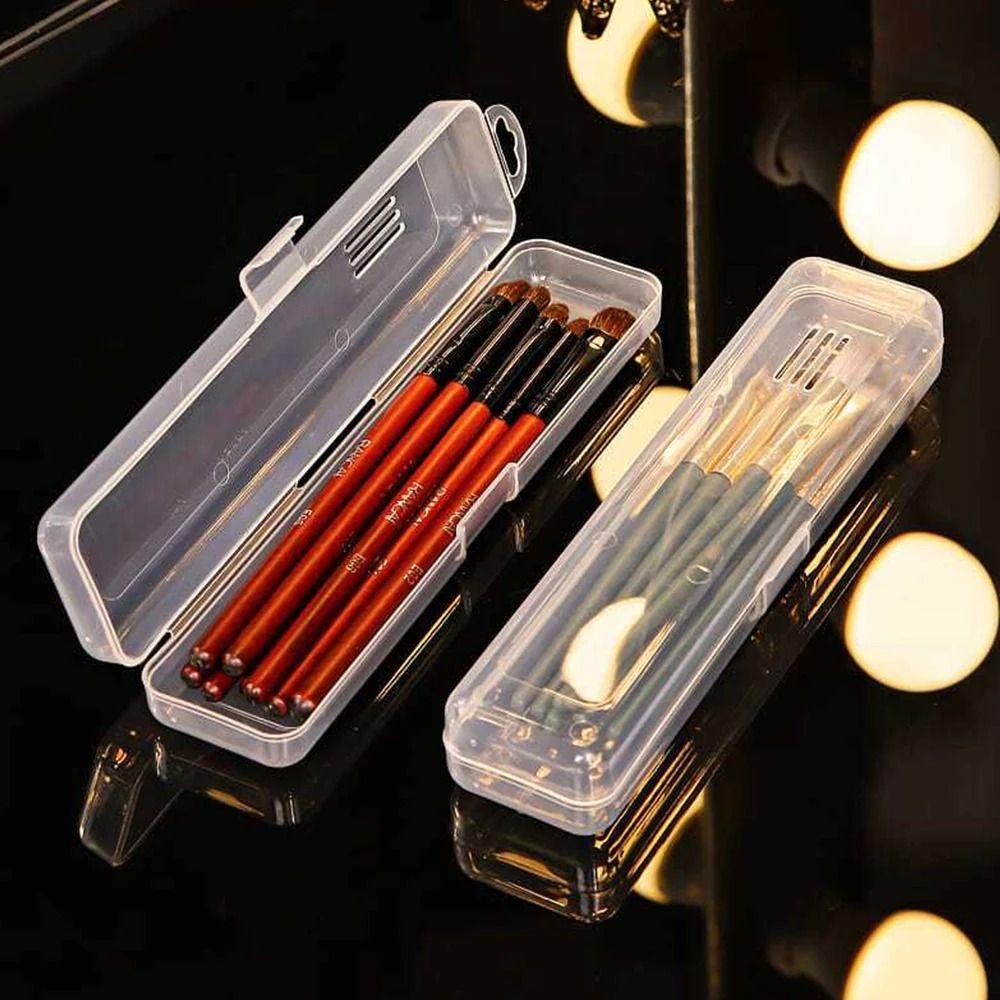 1 шт. с чехлом коробка для хранения кистей для макияжа карандаш для бровей столовые приборы палочки для еды косметические инструменты