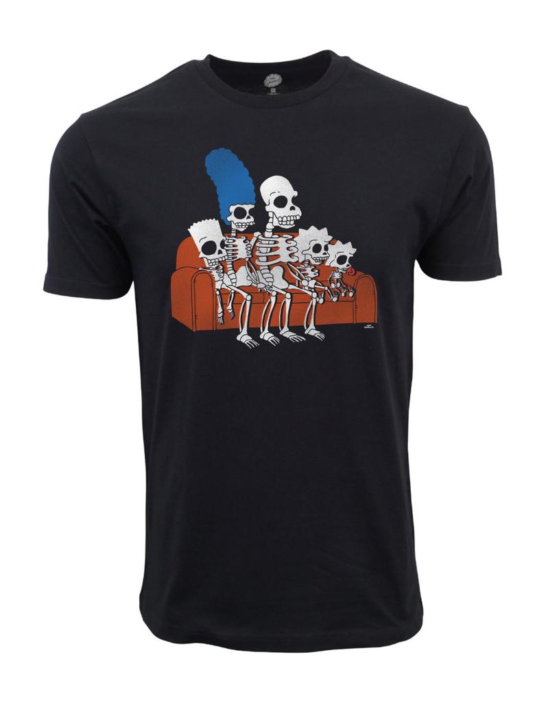 The Simpsons Skelly Family T Shirt