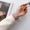 Ремешок из нержавеющей стали для iWatch 6 SE, 40 мм, 44 мм, тонкий металлический браслет-ремешок для iWatch Series 5/4/3/2, 38 мм, 42 мм