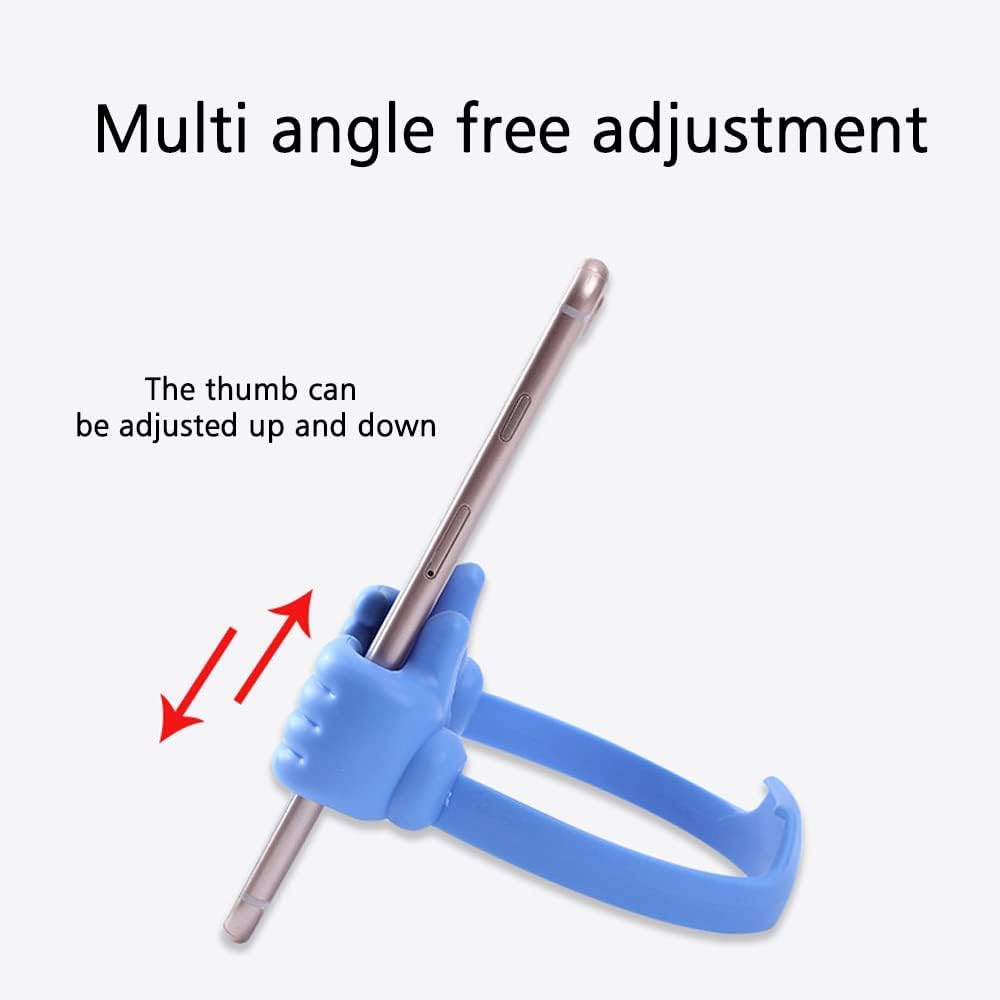 2 шт. держатель для телефона Thumbs Up Lazy Phone Stand портативный регулируемый держатель для мобильного телефона новинка забавный держатель для телефона для стола офиса дома (розовый)