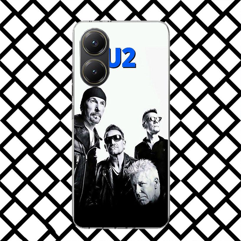 Чехол для телефона Rock Band U-U2 для Xiaomi Poco F7 Ultra X7 X6 X5 Pro X4 Gt M8 M7 Redmi 15 15C 13 13C 12 12C Мягкий чехол Fundas Poco F7