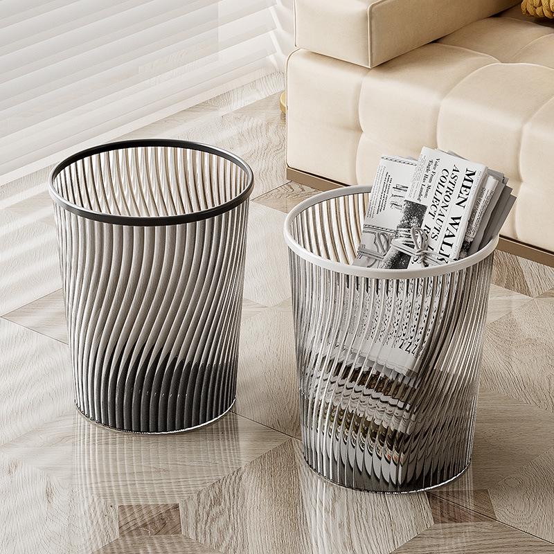 Pet-Friendly Luxury Trash Bin: Stylish, High-Capacity Waste Container for Living Room, Kitchen, and Bathroom