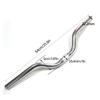 Aluminum Alloy Mountain Bike Handlebars 25.4mm Clamp Strong Bicycles Handlebars Cycling Replacement Accessories