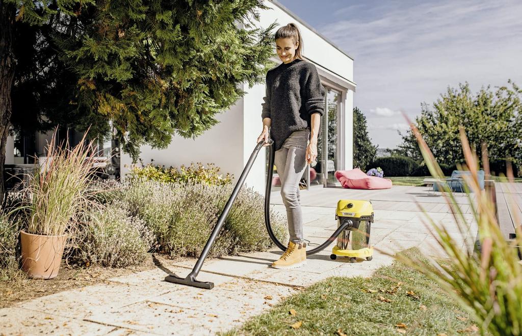 Пылесос для влажной и сухой уборки KARCHER WD3 S Серый Емкость 17 л 1.628-145.0