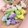 For Crafted 32.3*36.6mm Bowknot Handcrafted 6Pcs Big Bow Jewelry Making DIY Findings Beading Neclace Bracelet Acrylic Loose Beads