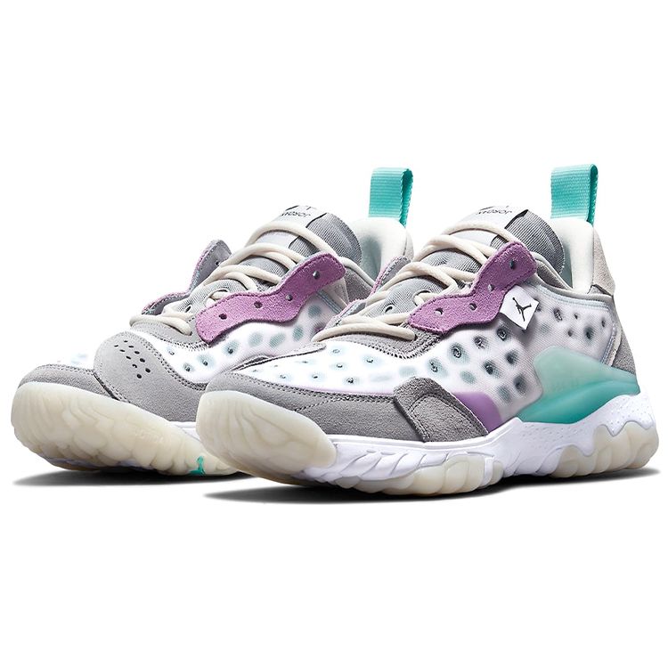 Кроссовки Air Jordan Delta 2 Platinum Grape Ice Мужские Белый Платиновый оттенок Частично-серый CV8121-002