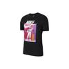 Sportswear Print Short Sleeve T-shirt Men Tops Black CW0411-010