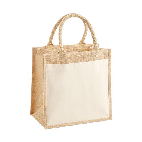 Westford Mill Jute Pocket Tote Bag