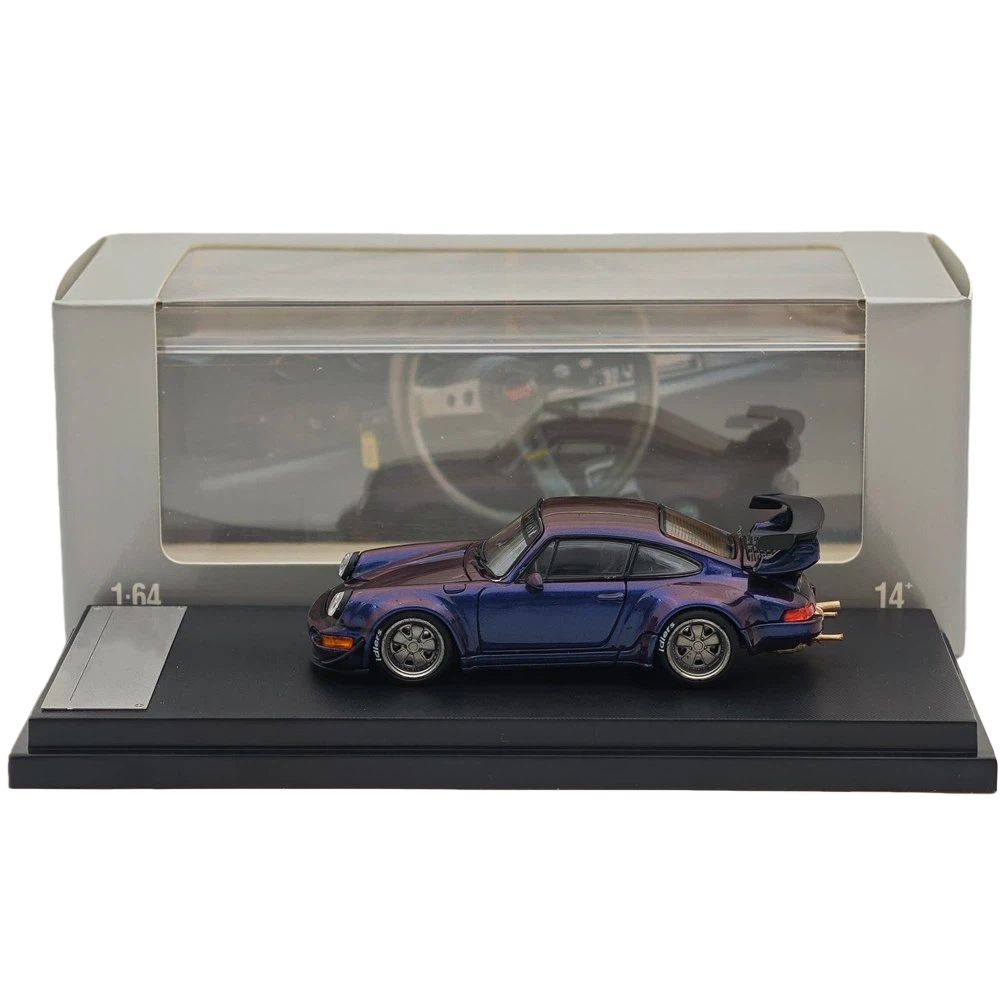 SW 1/64 For RWB 964 #7 Classic Sports Model Diecast Model Car Miniature Limited Edition Collectible
